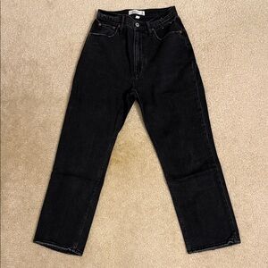 Abercrombie & Fitch Women’s Black Straight Jeans